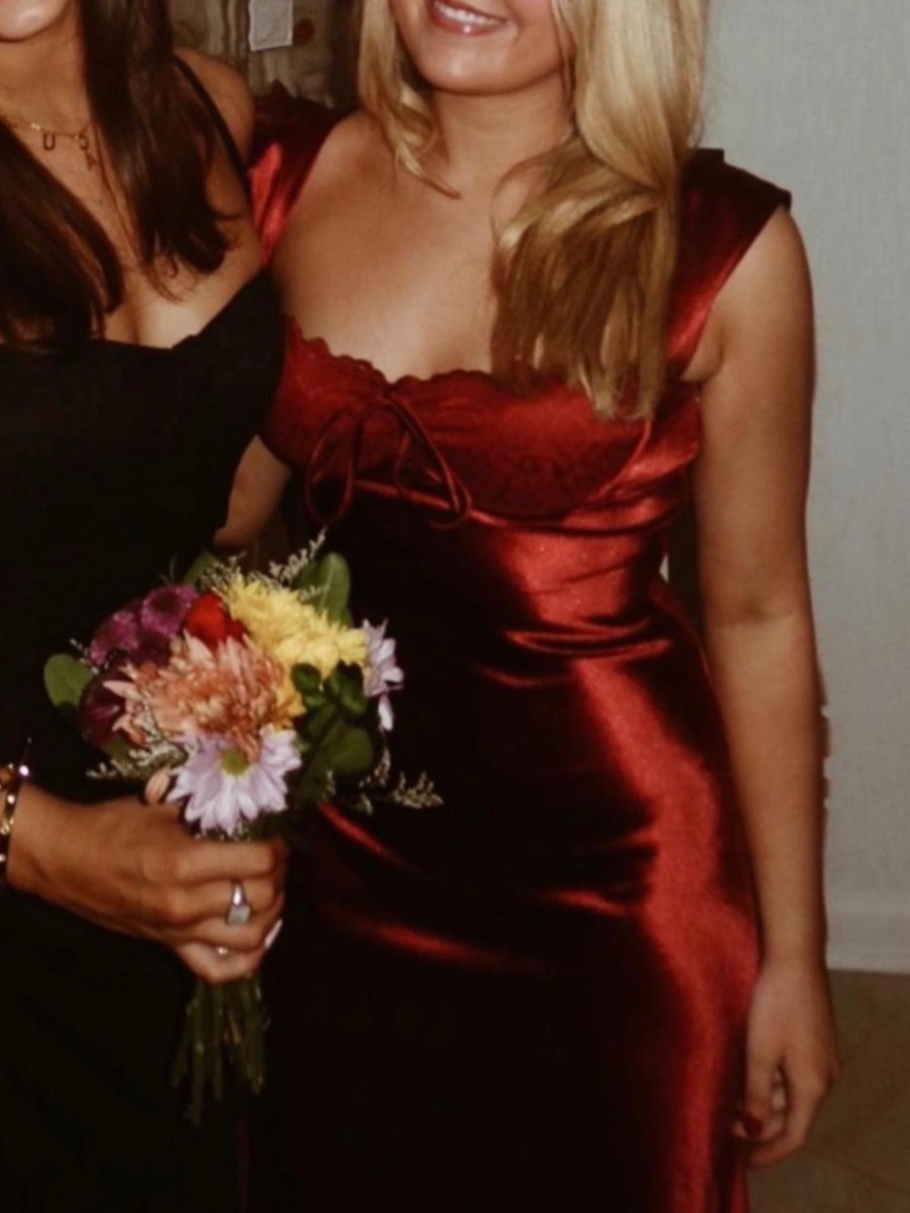 lucy in the sky red maxi dress